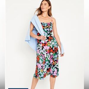 Old Navy Fit & Flare Cami Midi Dress
